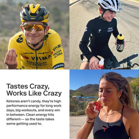 Ketone-IQ green tea caffeine graphic signaling clean energy