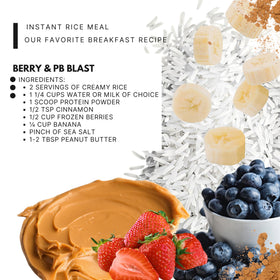 Ketostat Rice Cream label highlights gluten-free base on packaging.