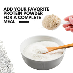  Ketostat Rice Cream closeup of raw jasmine rice grains for quality focus.