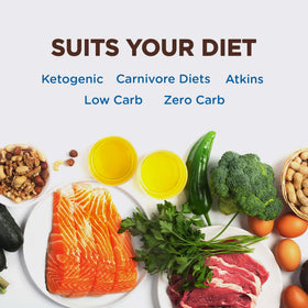 Keto Vitals single-serve packets opened to reveal convenient servings
