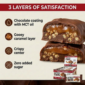 Keto Wise Fat Bombs chocolate coating highlights rich flavor with MCT oil infusion.
