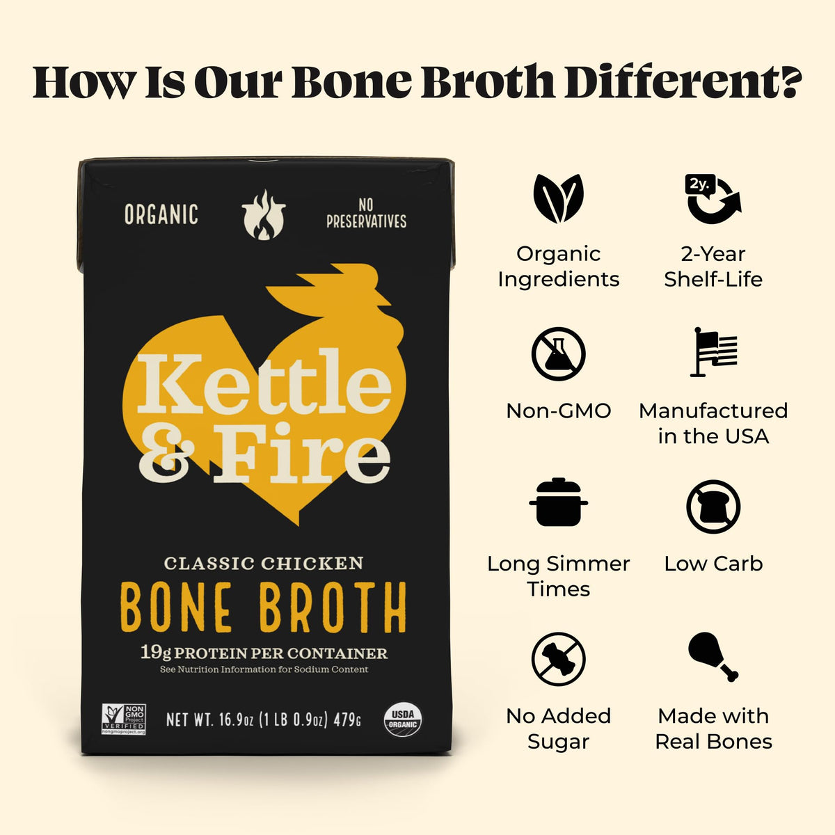 Kettle & Fire gluten-free and dairy-free bone broth