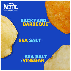 Kettle Brand kettle-cooked crunch close-up highlighting bold texture