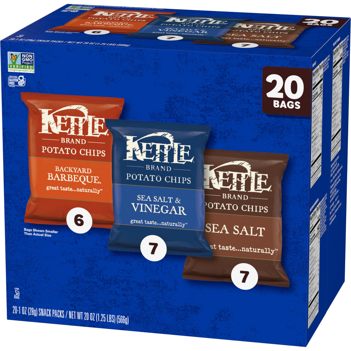 Kettle Brand on-the-go-snack 1oz bag for travel or breaks