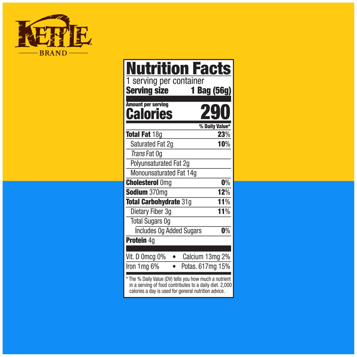 Kettle Brand Salt & Vinegar chips close-up showing tangy seasoning and satisfying crunch.