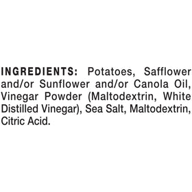 Kettle Brand Salt & Vinegar chips in hand for convenient on-the-go snacking.