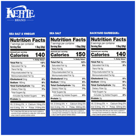 Kettle Brand Sea Salt 1oz bag for portable snacking
