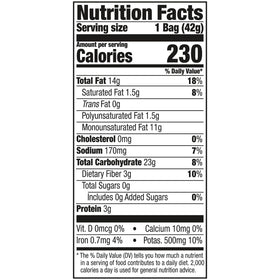 Kettle Brand Sea Salt chips 1.5 oz portion for travel or lunch
