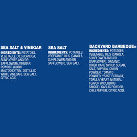 Kettle Brand Sea Salt & Vinegar 1oz bag with tangy flavor