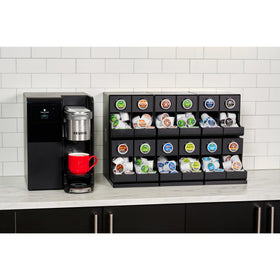 Keurig 12ct Modular Merchandiser in office break room supports quick selection