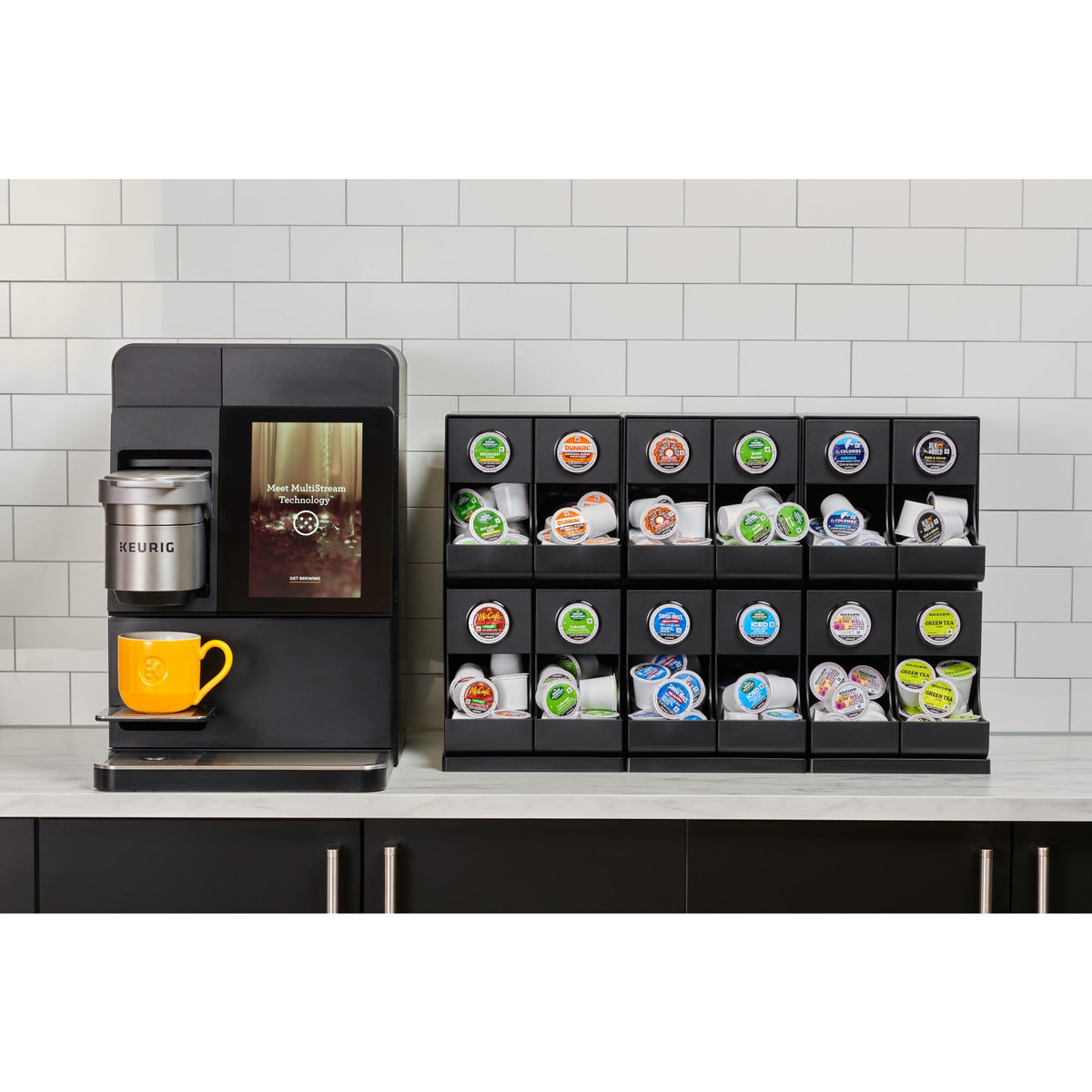 Keurig 12ct Modular Merchandiser setup out of box emphasizes effortless assembly