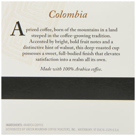 Keurig Barista Prima Colombia K-Cup deep roast color on brew