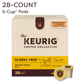 KEURIG Global Trek cup steam, a fresh-brew aroma to start your day.