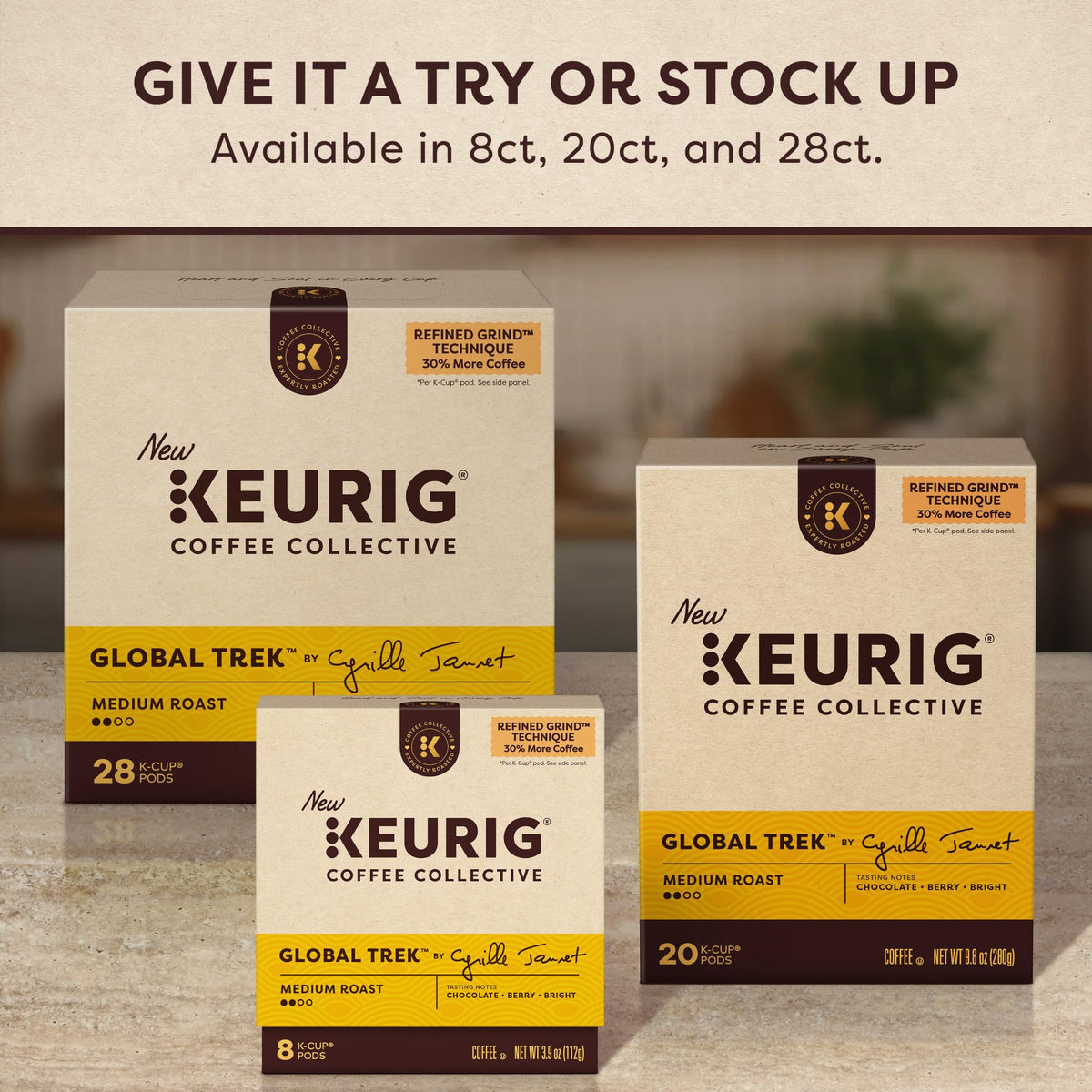 KEURIG COFFEE COLLECTIVE morning-routine setup, ideal for desk or kitchen.