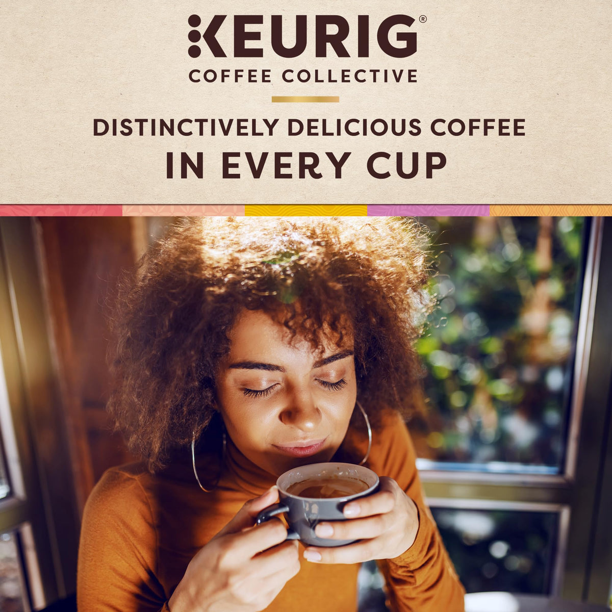 Keurig Coffee Collective pod-display ready for exploration and tasting.