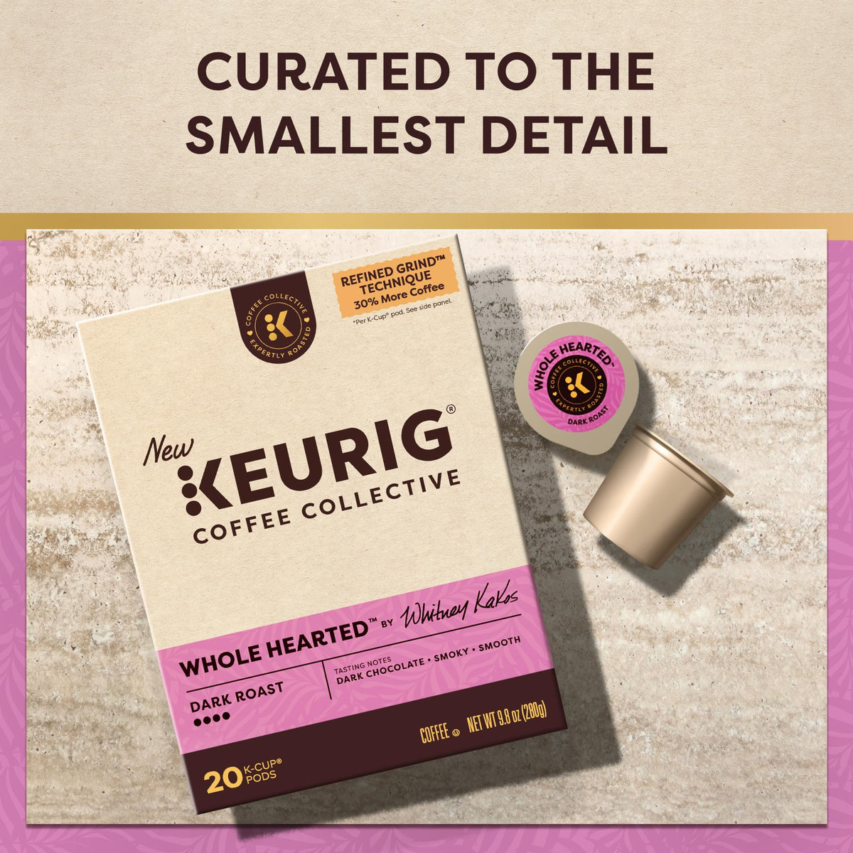 Variety of Keurig Coffee Collective roasts highlighting different flavors and profiles.
