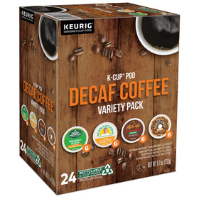 Keurig decaf premium roast pod with rich aroma and smooth body