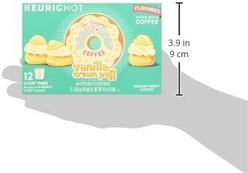 Keurig Donut Shop Vanilla Puff cup closeup with rich vanilla notes