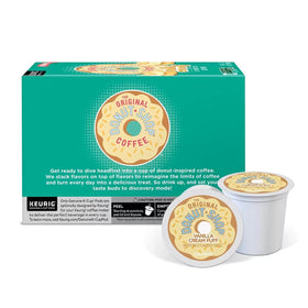 Keurig Donut Shop Vanilla Puff K-Cup pack designed for quick brews