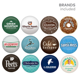 Green Mountain Breakfast Blend pod lineup for morning coffee.