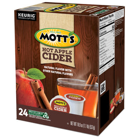 Keurig Mott's Apple Cider family enjoying warm cups together.