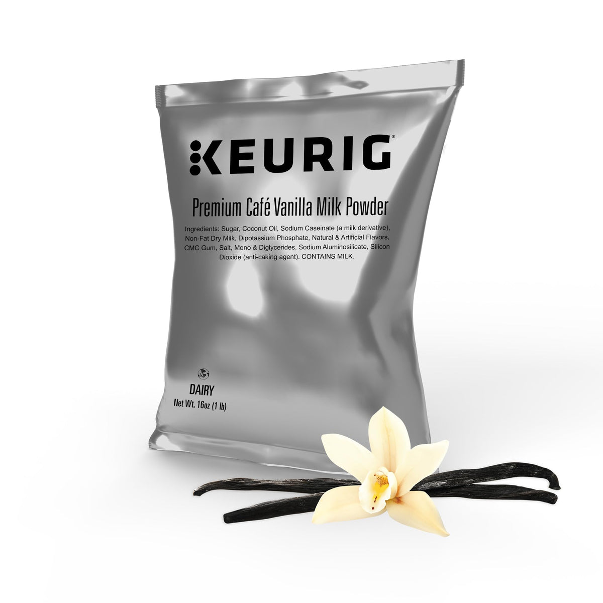 Creamy cappuccino texture from Keurig Vanilla Milk Powder