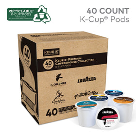 Assorted K-Cup pods in the collection enable quick, diverse daily brews.