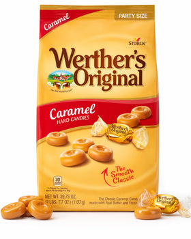 KEV&COOPER Original Caramel Hard Candy bulk pack ideal for office or events.