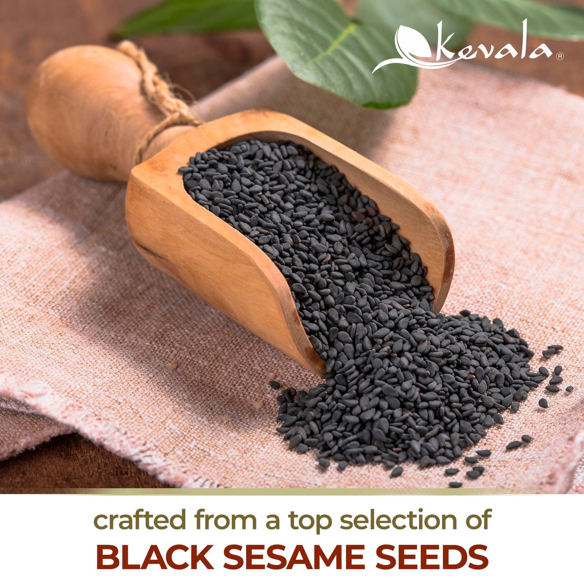 Kevala Black Tahini used as a dip with fresh vegetable sticks.