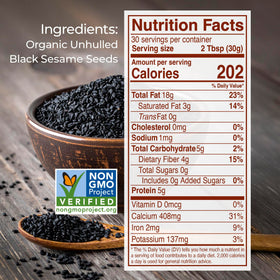 Kevala Black Tahini shows smooth, rich consistency ideal for sauces.
