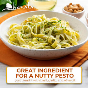 Kevala glass jar packaging emphasizing natural, additive-free spread