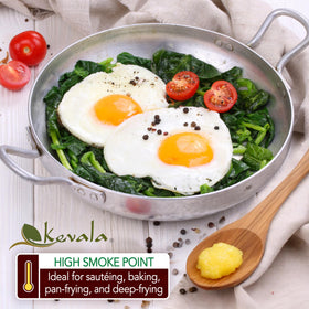 Kevala ghee roasting-vegetables shows versatile cooking for roasting and finishing.