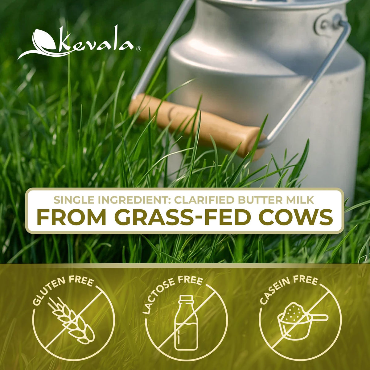 Kevala ghee melt-detail captures golden, silky texture for baking.