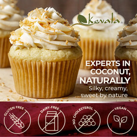 Kevala coconut butter suitable for vegan and gluten-free diets.