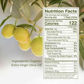 Kevala olive oil pantry storage demonstrates easy 64 oz bottle access