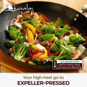 Kevala Grapeseed Oil with fresh salad ingredients as bright dressing base.