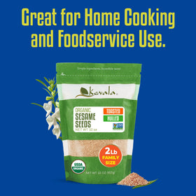 Kevala shelf-ready bag in kitchen setting ready for cooking and snacking