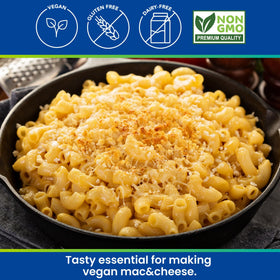 Kevala Nutritional Yeast popcorn sprinkle provides a tangy, cheese-like note