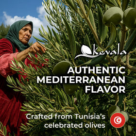 Kevala olive oil with measurement marks for precise cooking.