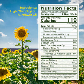 Pouring Kevala Sunflower Oil for a fresh salad dressing.