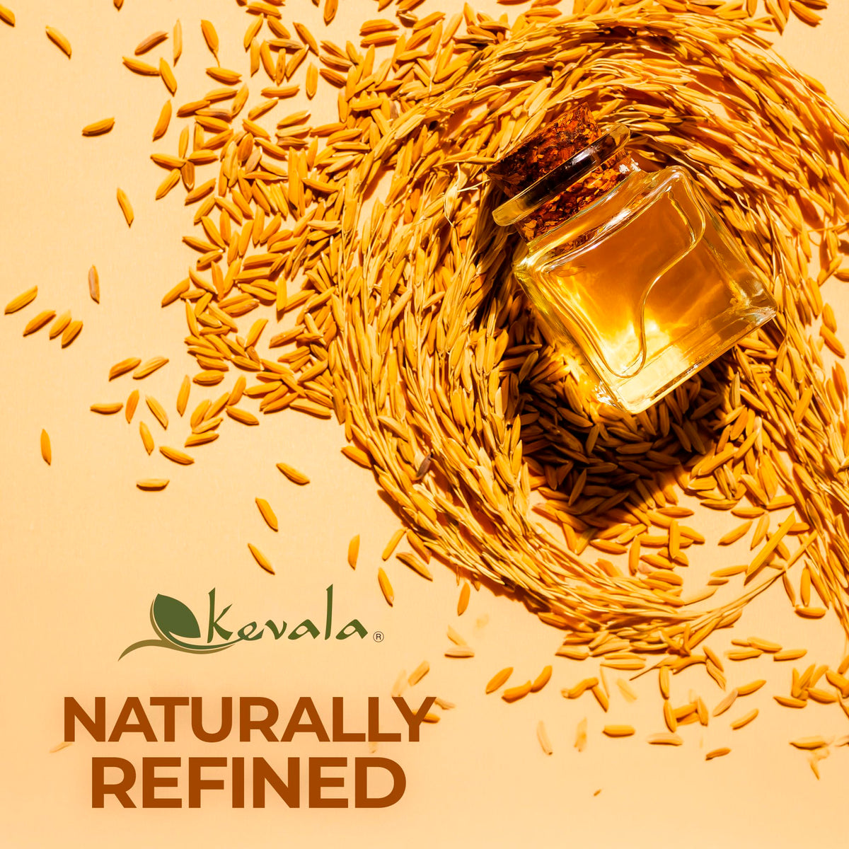 Kevala Rice Bran Oil high-heat frying scene shows stable performance