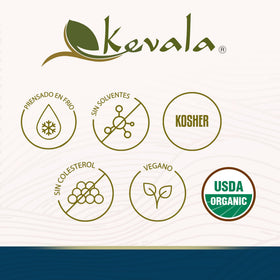 Amber glass Kevala sesame oil bottle preserving nutrients and flavor