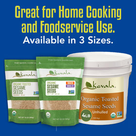 Kevala sesame seeds elevate dressings with a rich crunchy boost