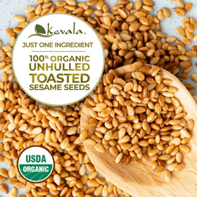 Kevala sesame seeds hummus ingredient enhances creaminess and nutty aroma.