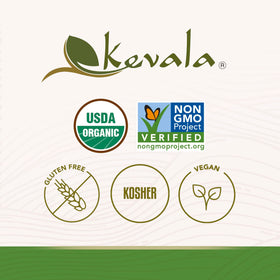 Kevala sesame seeds ideal for sauteing and baking in recipes.