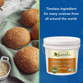 Kevala sesame seeds topping adds crunch to bowls and sandwiches