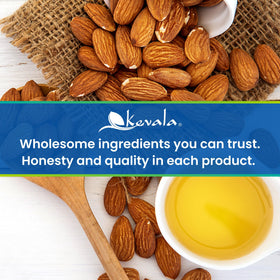Kevala Sweet Almond Oil ideal for light high-heat cooking.