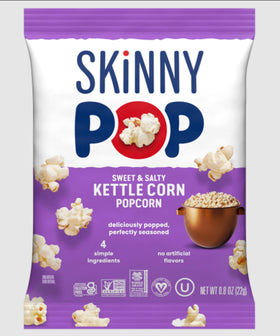 Kevcooper Real Popcorn on-the-go snack, lunchbox ready.