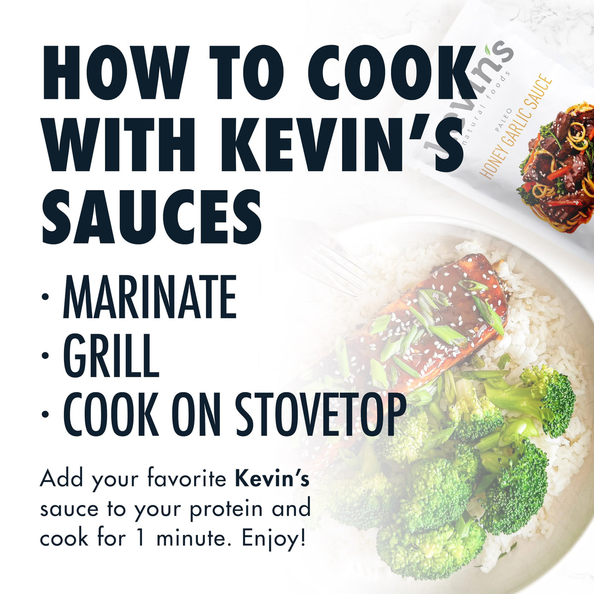Kevin's Buffalo Sauce ingredients closeup shows quality and clarity
