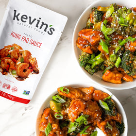 Kevin's Kung Pao sauce ingredients close-up